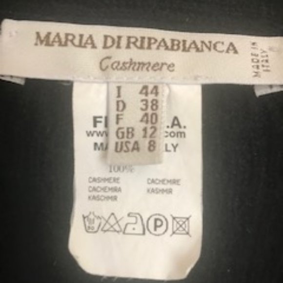 Maria Di Ripabianca  Cashmere Open front Cardigan - Picture 11 of 12